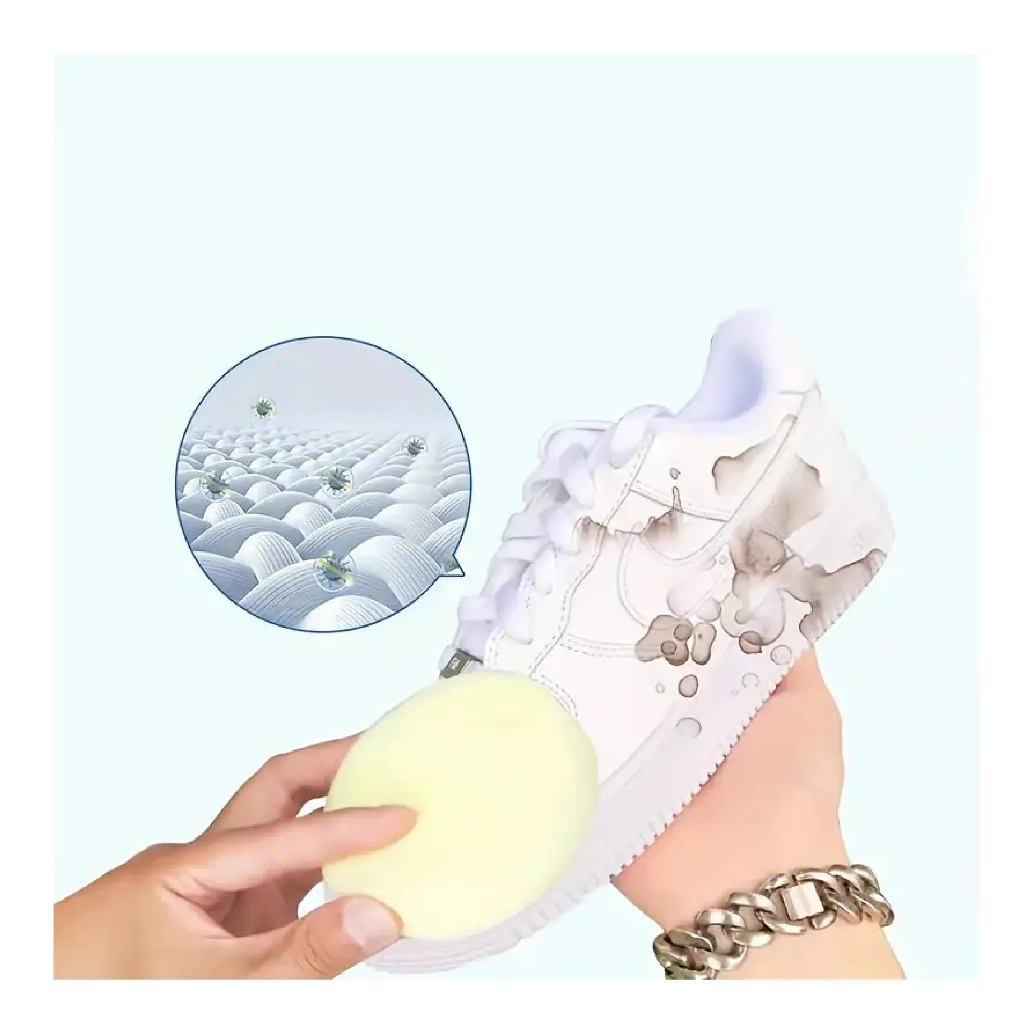 1pc, Shoe Cleaning Cream, Shoe Cleaner, Multipurpose White Shoe Sports Shoes Sneakers Cleaning Cream For Cleaning, Whitening, Brightening, To Remove Stains, Dirts And Oxidation, Cleaning Supplies, Household Gadgets, Ready For School