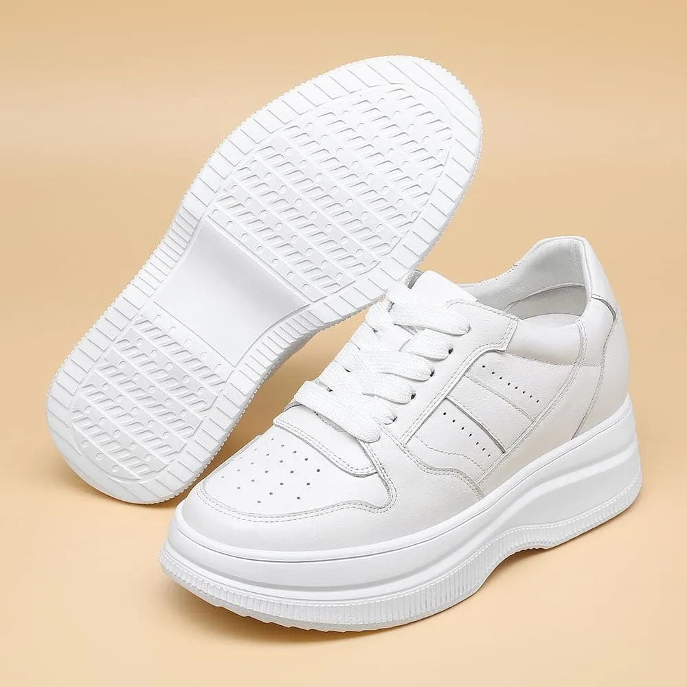 8 CM / 3.15 Inches CMR CHAMARIPA Boost Your Height and Style with  Elevator Sneakers for Women