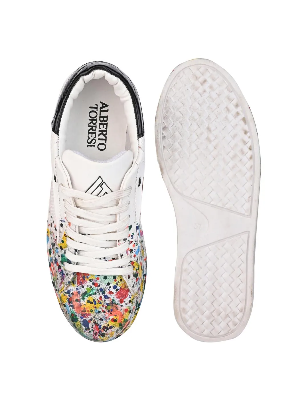 Alberto Torresi White Lightweight Stylish Sneakers