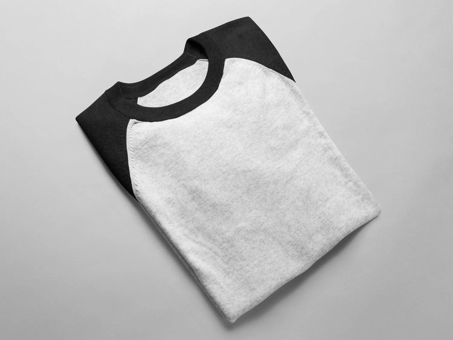 Black & White Raglan Sleeve T-shirt for Women - Soft, Comfy, Stylish