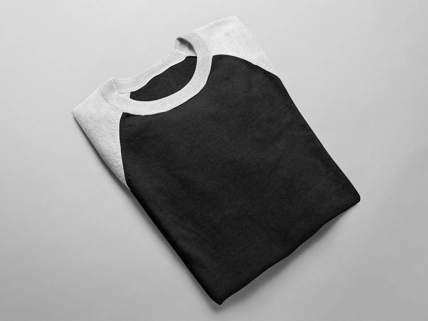 Black & White Raglan Sleeve T-shirt for Women - Soft, Comfy, Stylish