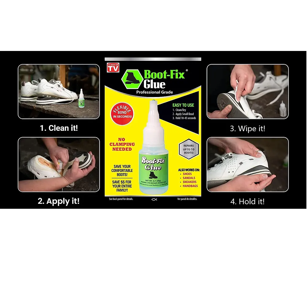 Boot-Fix Shoe Glue | Instant Professional Grade Shoe Repair Glue