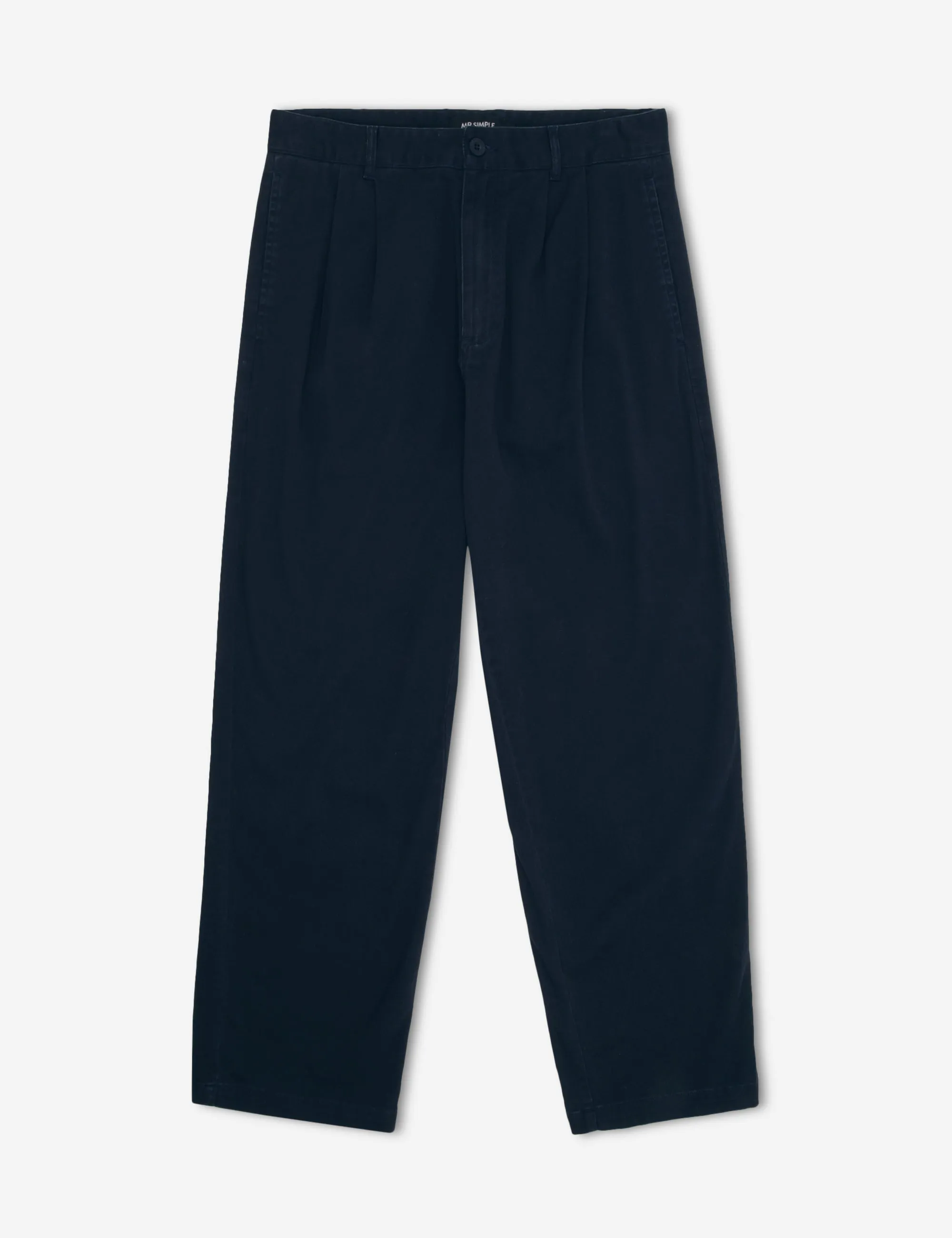 Brooklyn Pleated Pant - Navy