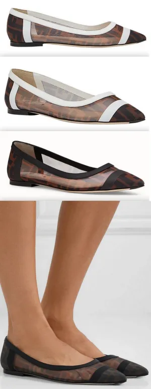 'Colibrì' Ballerina Flats - White or Black