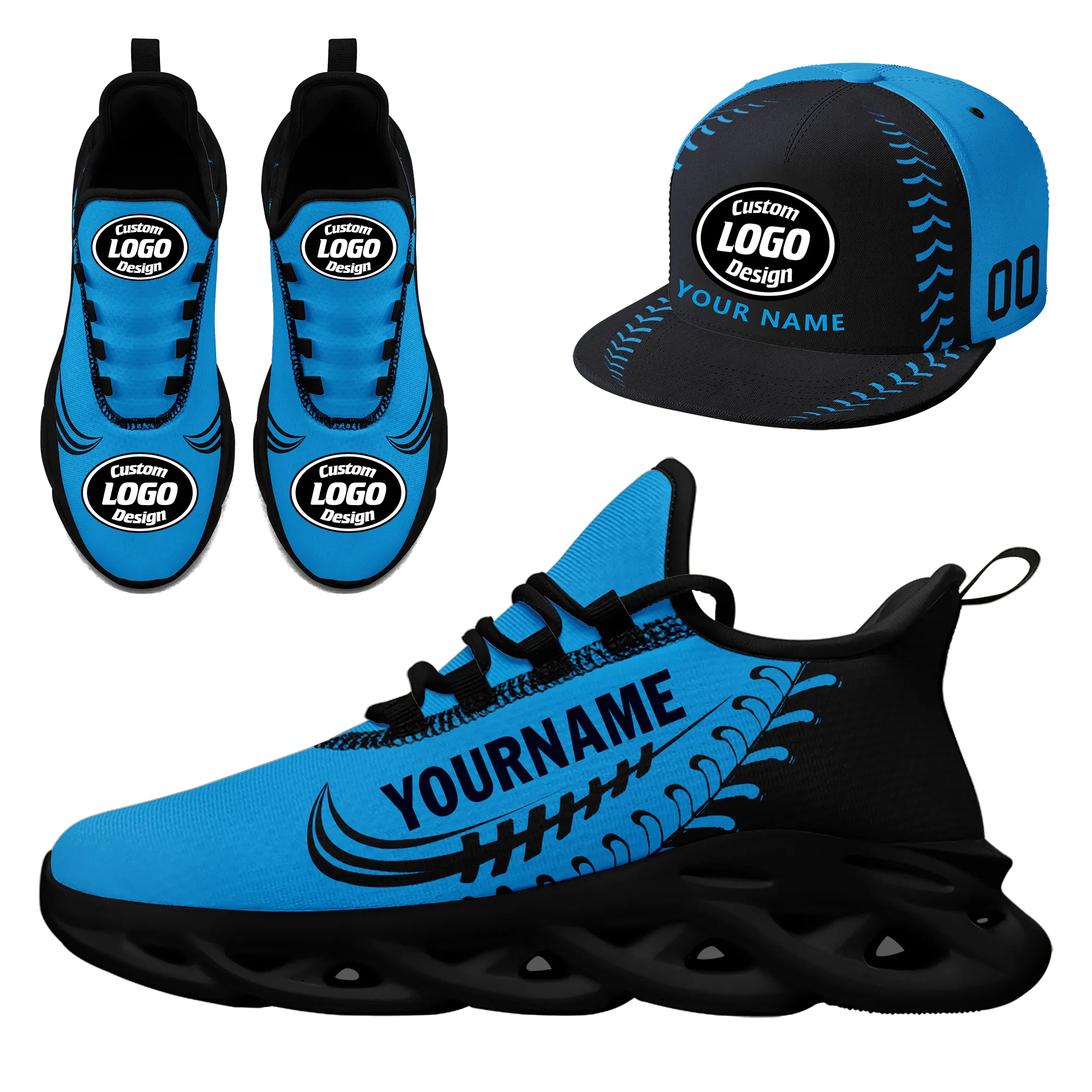 Custom MaxSoul Shoes and Hat Combo Personalized JH-bd0b00ea-bc