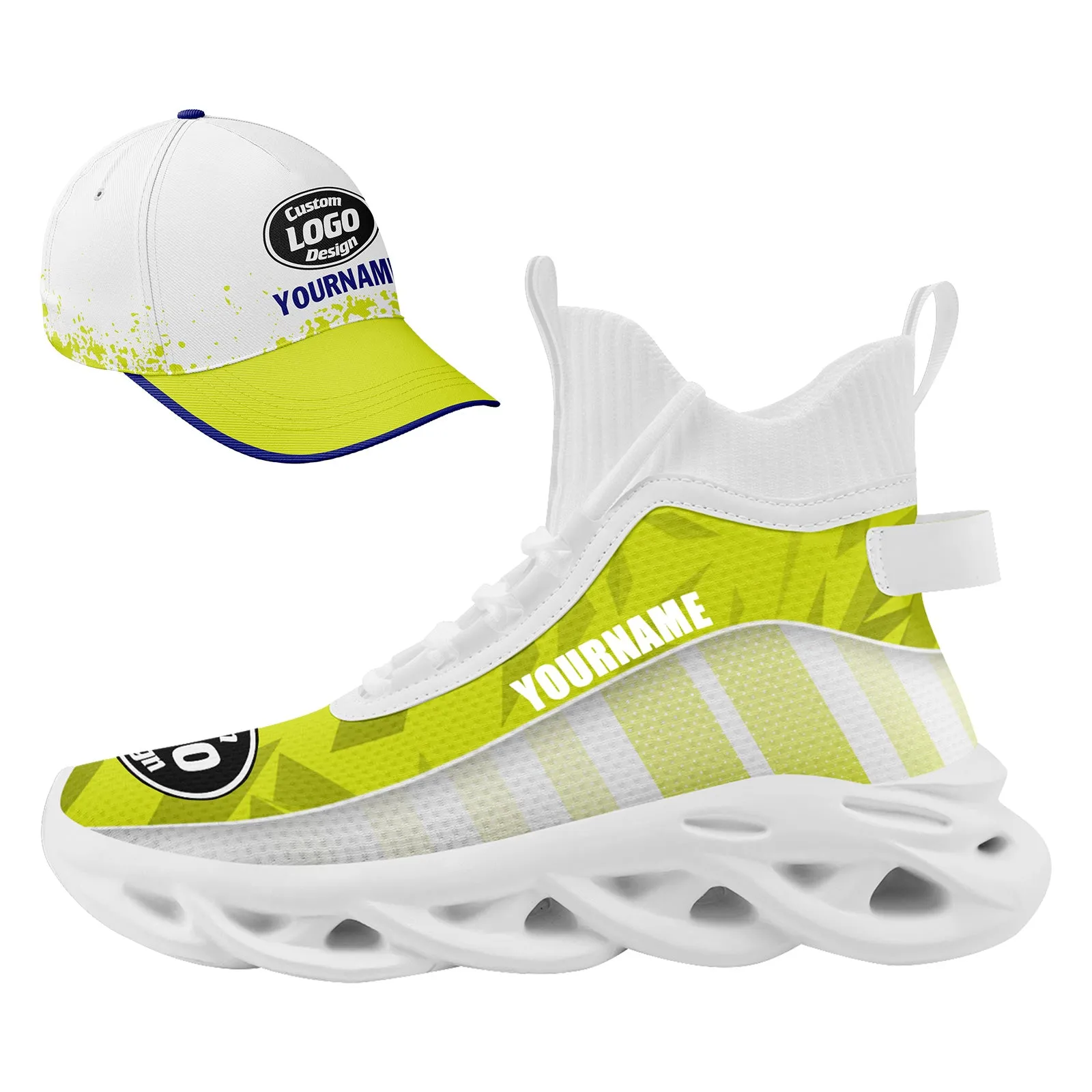 Custom Maxsoul Shoes and Hat Personalized Sneaker Combo ZH-D020232-8