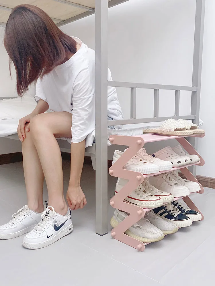 Dormitory Small Shoe Rack Simple Storage Rack Under The Table