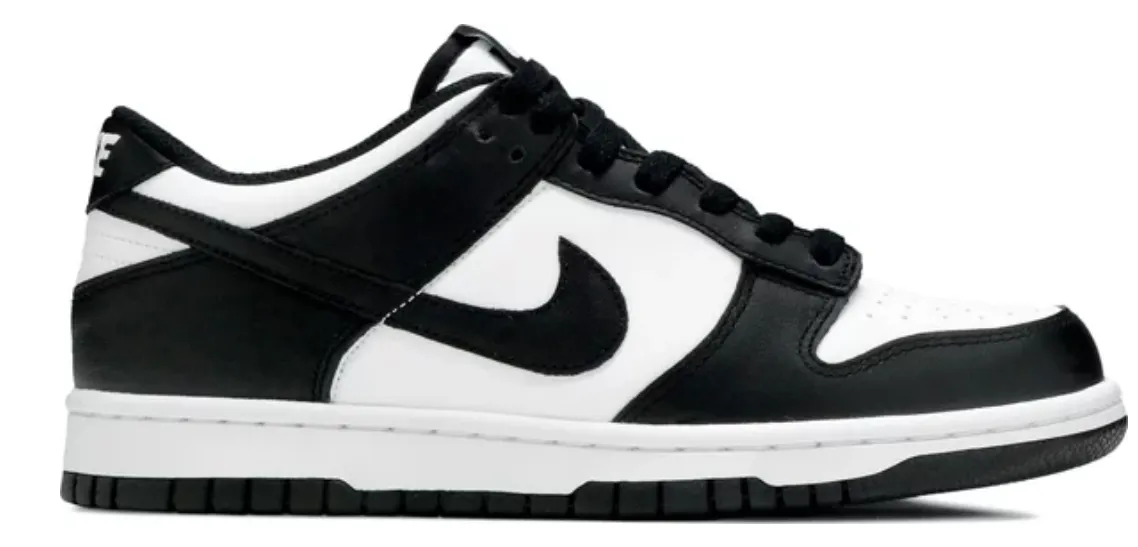 Dunks - Toddler -White / Black Panda