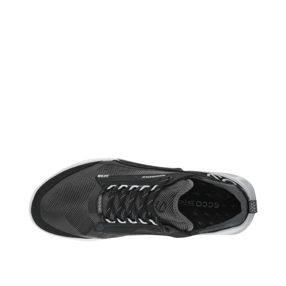 Ecco Men's Biom 2.1  X MTN Waterproof Sneaker in Black/Magnet/Black