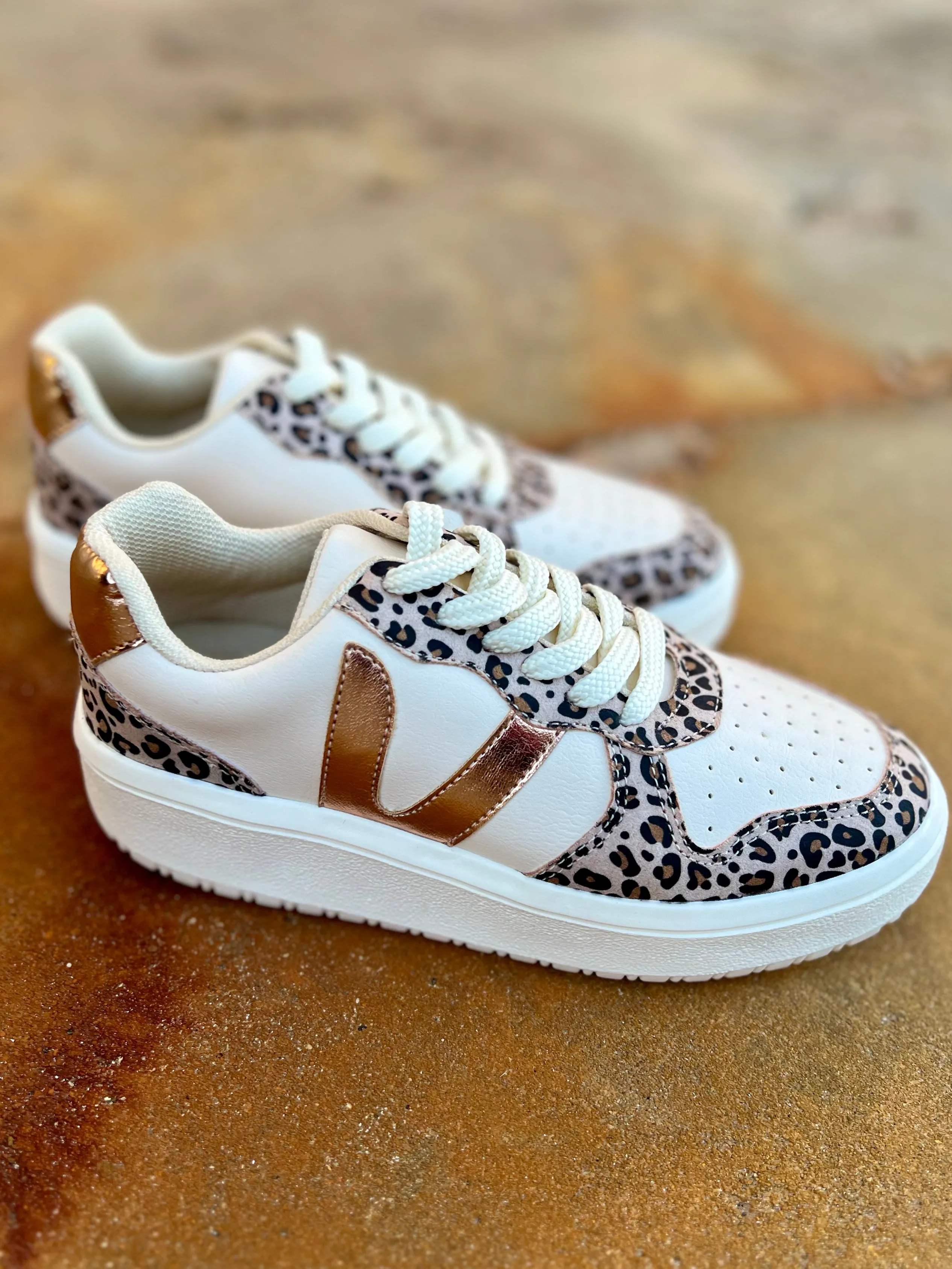 Ivy Nude Leopard Sneakers*