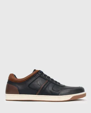 KEITH Lace-up Leather Sneakers