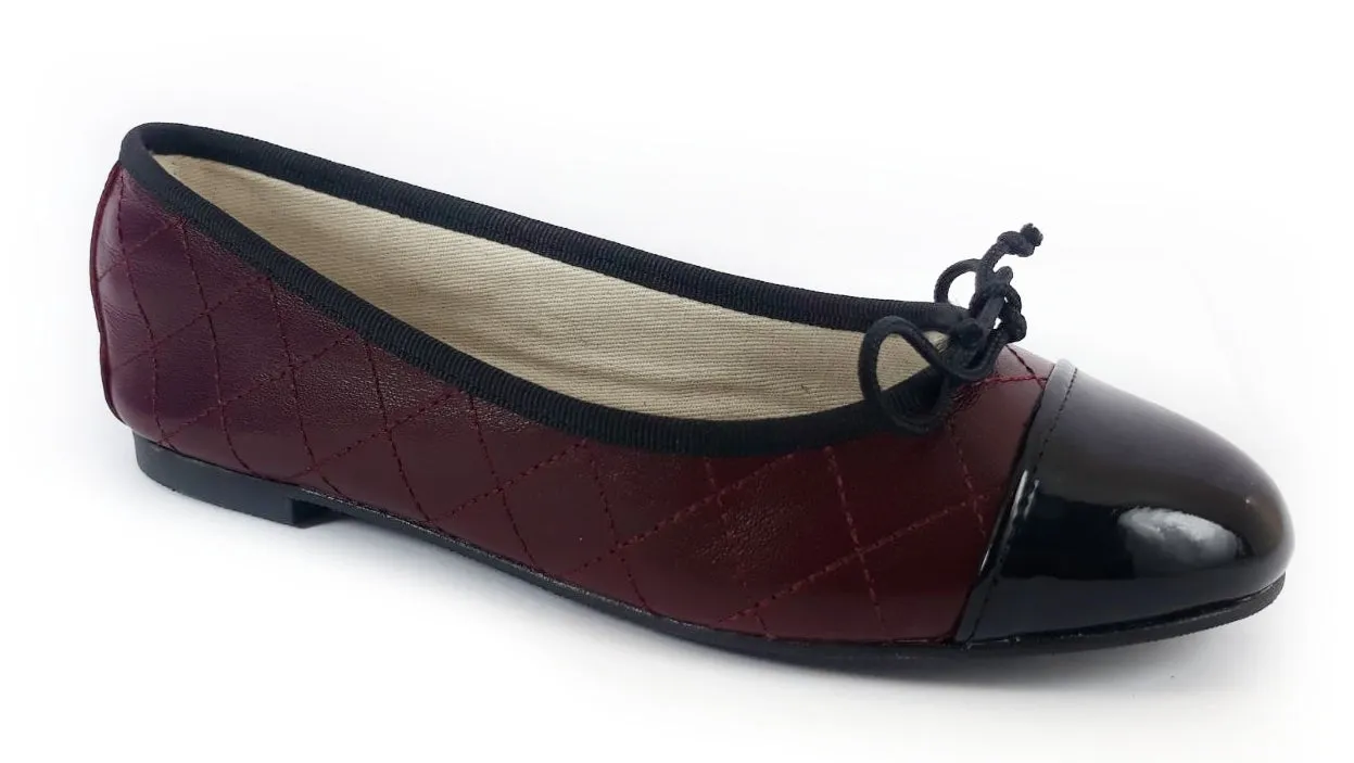 Menina Burgundy Flats