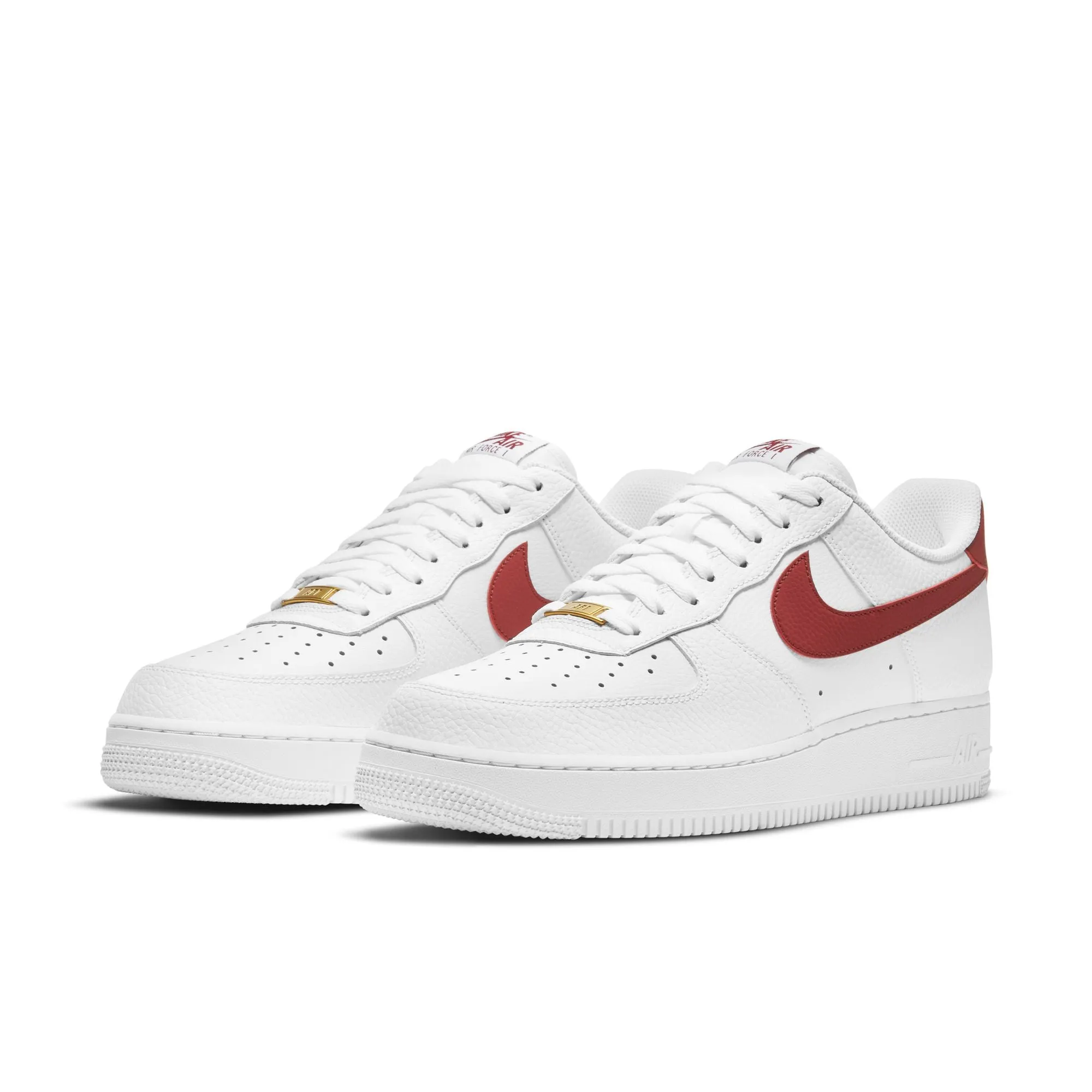 Men's Nike Air Force 1 '07 - WHITE/TEAM RED-WHITE