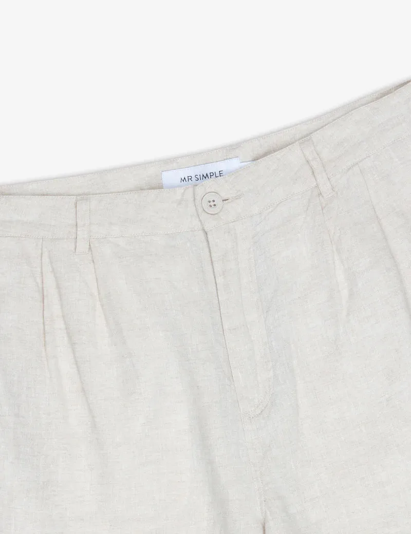 MR SIMPLE - Brooklyn Linen Pant Natural