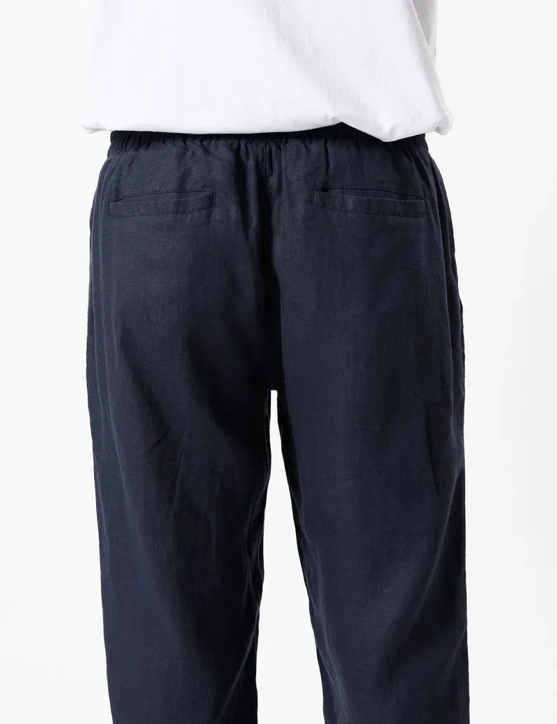 MR SIMPLE - Brooklyn Linen Pant Navy