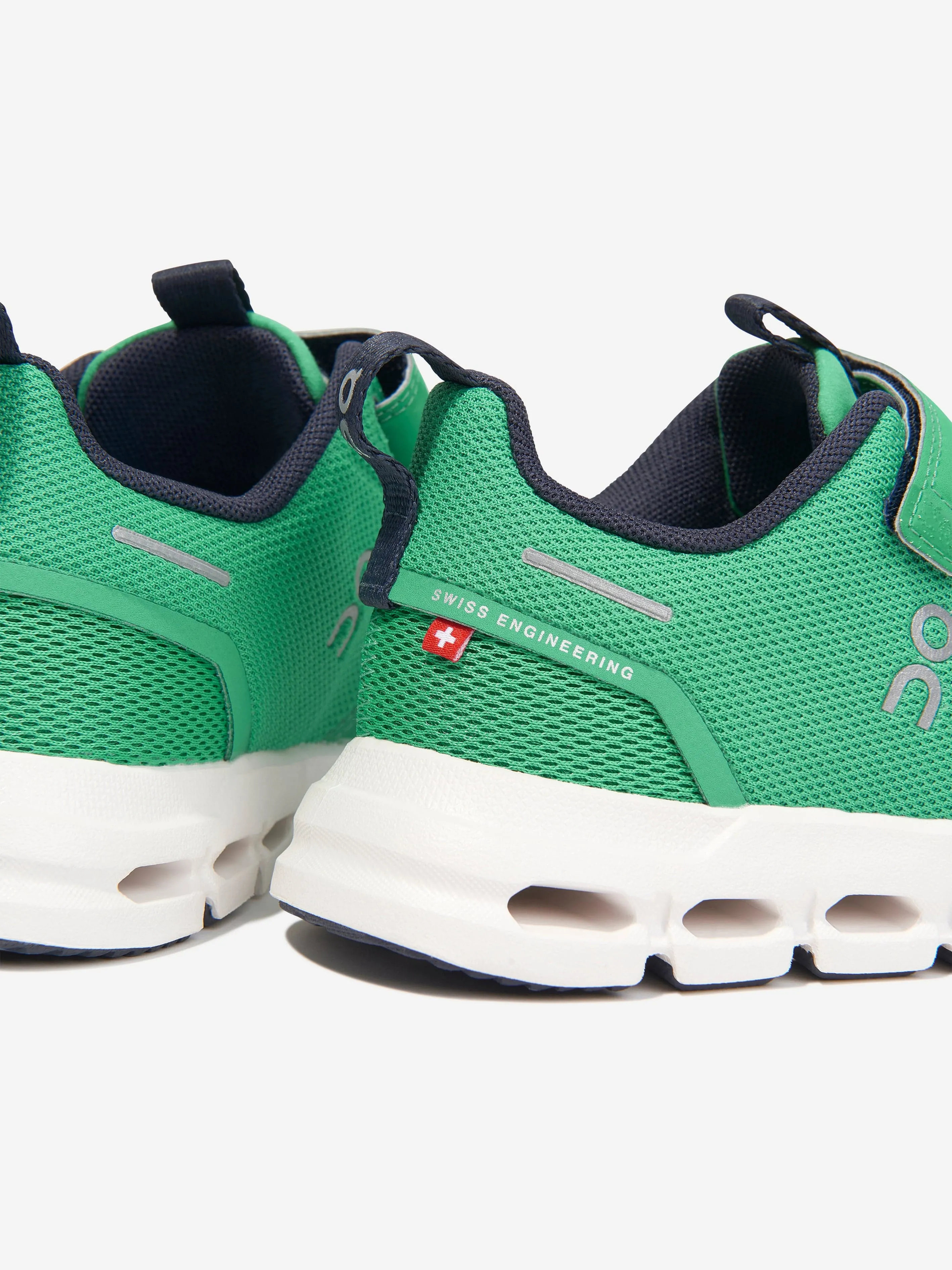 On Running Kids Cloud Play Trainers in Green