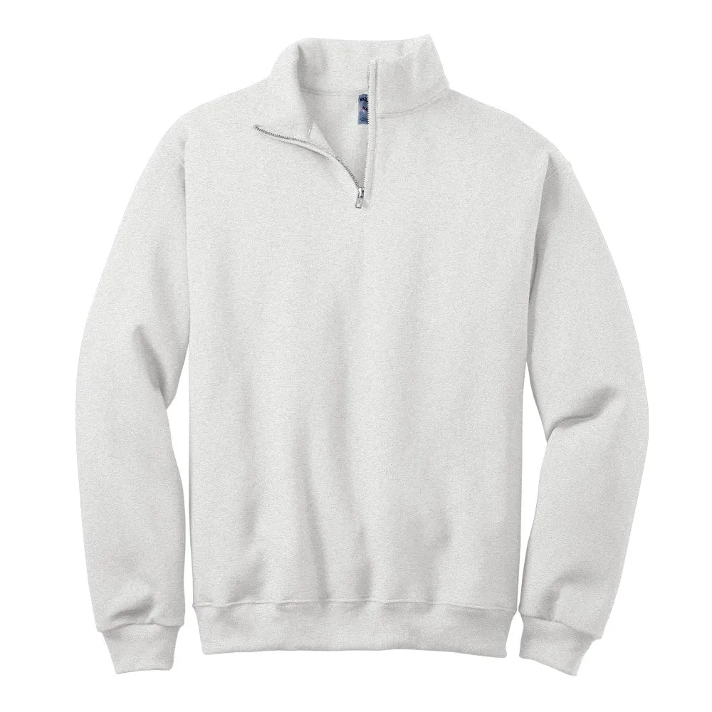 Personalized Tooth Brush Dental Quarter Zip Embroidered Sweatshirt