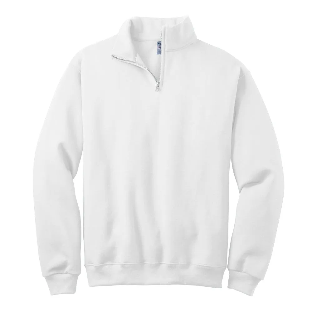 Personalized Tooth Brush Dental Quarter Zip Embroidered Sweatshirt