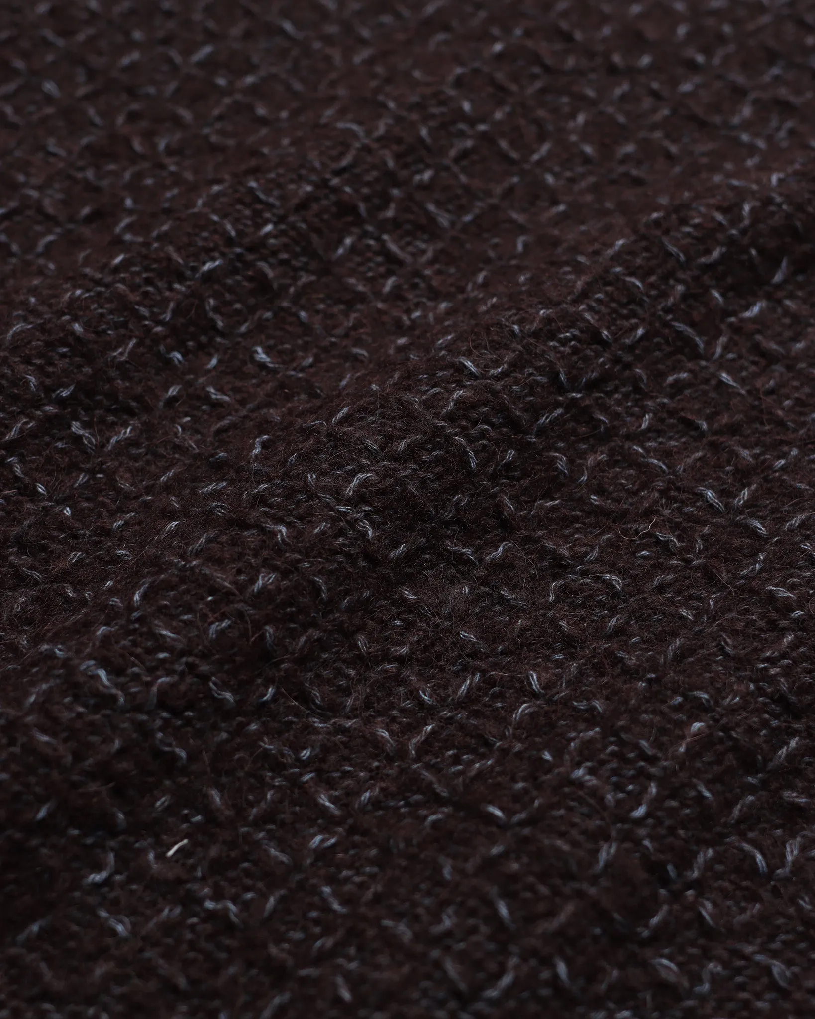 Pinto Vest - Slate Brown Diamond Cable