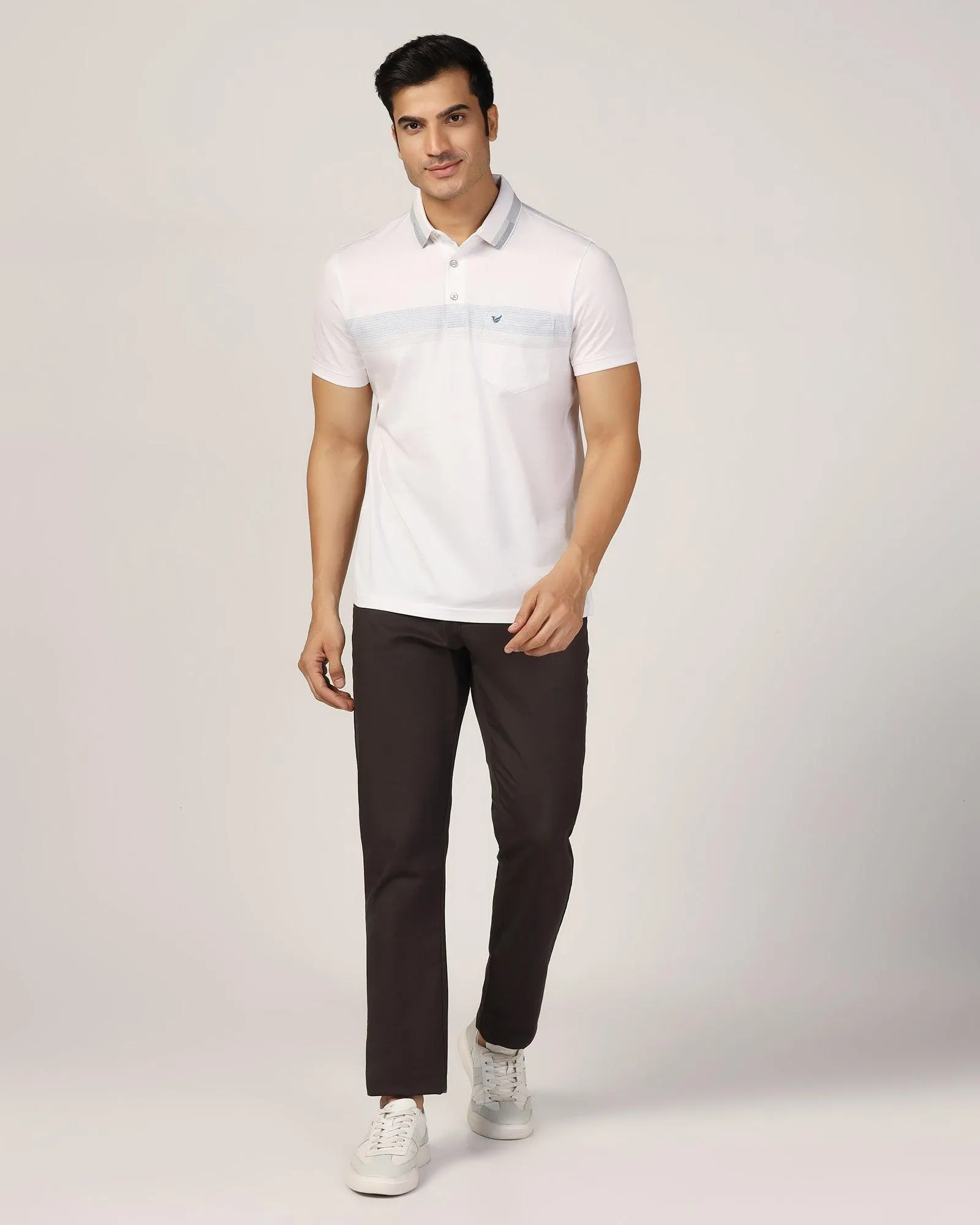 Polo White Stripe T-Shirt - Manny