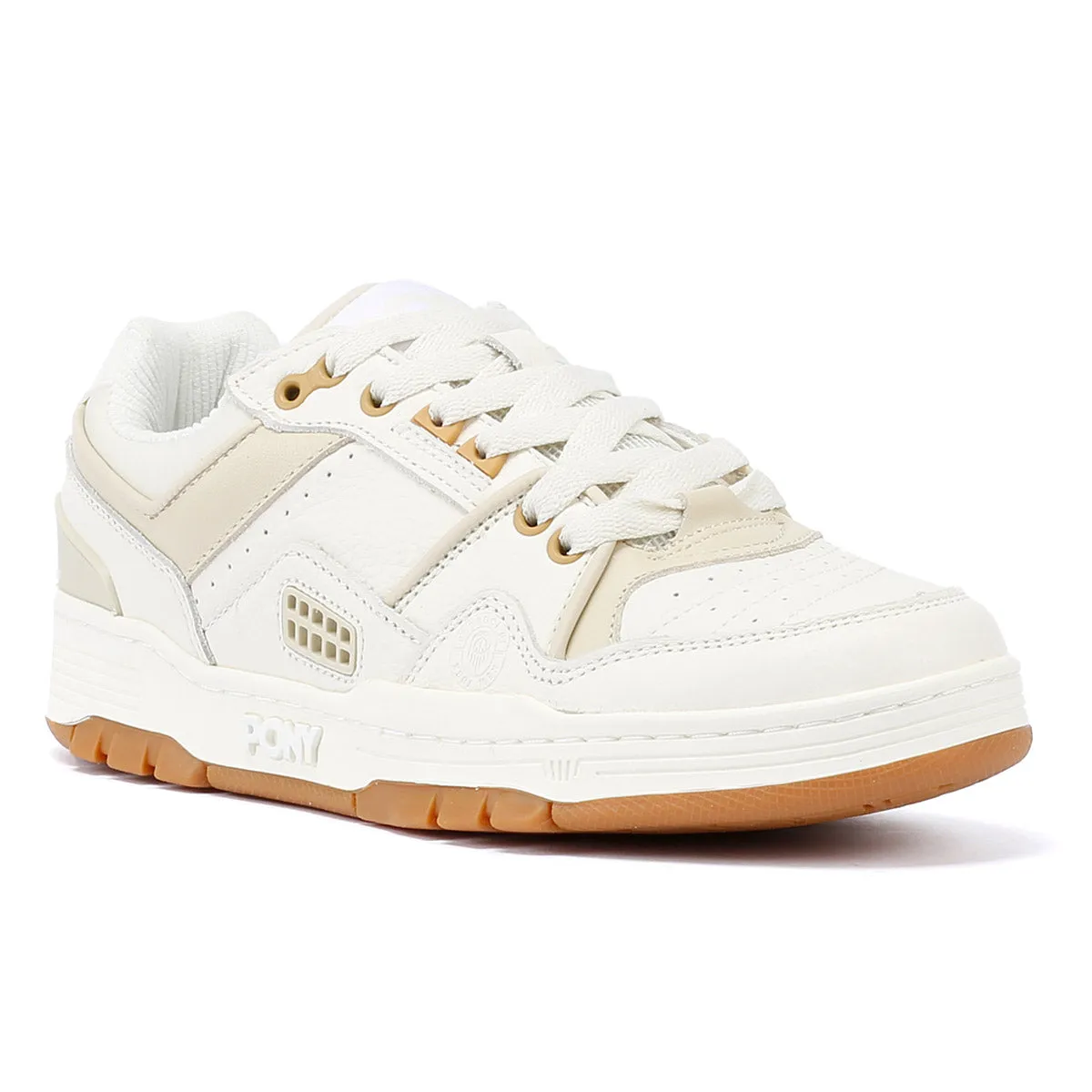 Pony M_100 White/Ecru Trainers