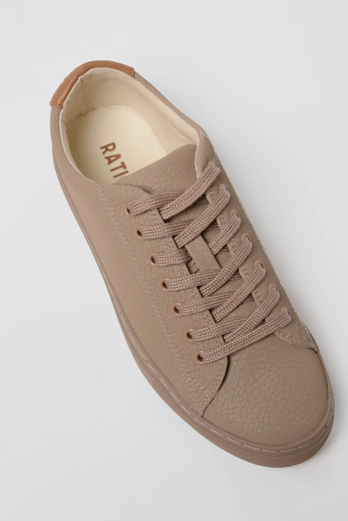 R-Kind Unisex Vegan Leather Sneakers | Pluto Putty