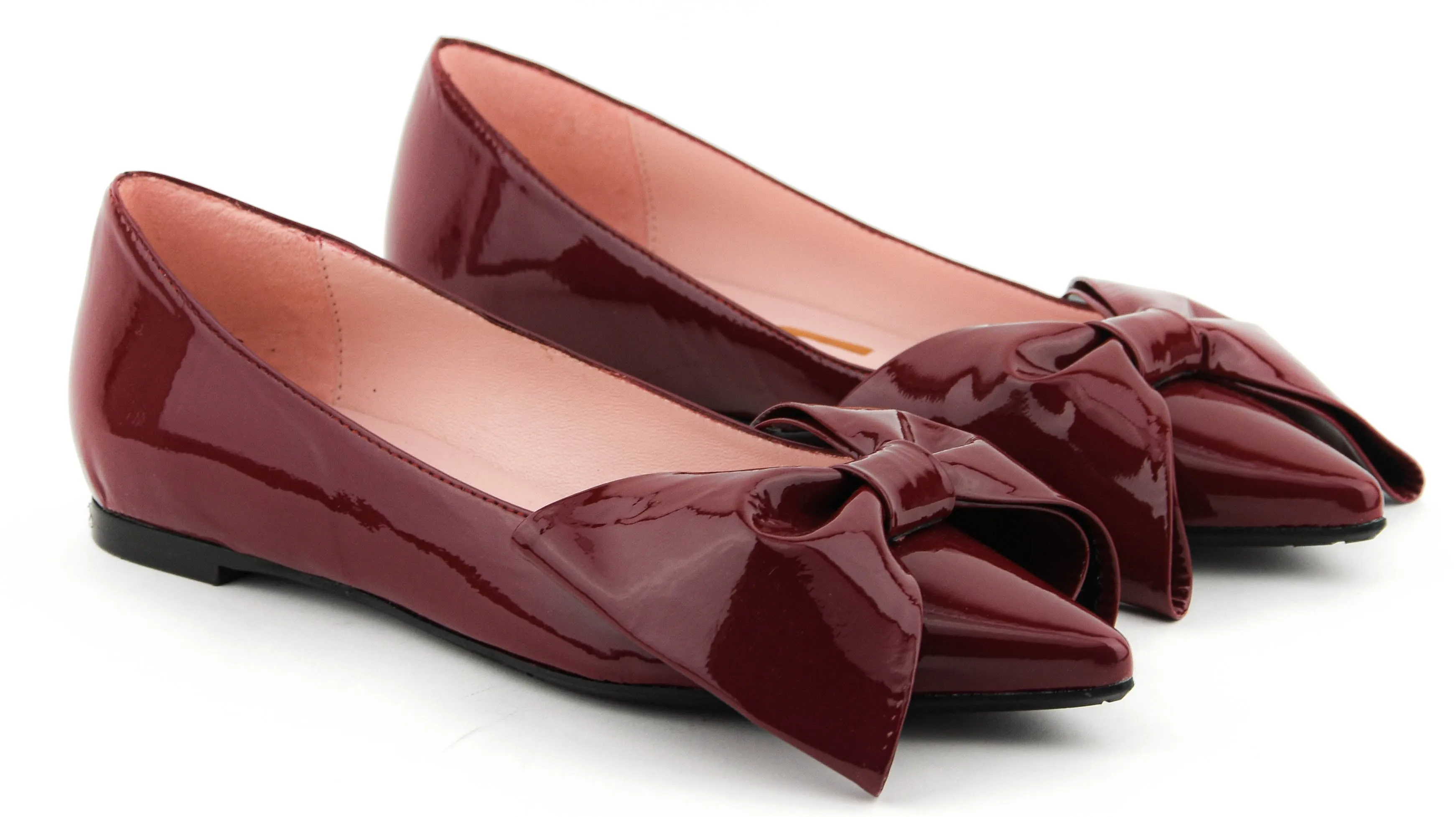 RAS METALLIC BOW FLATS CHERRY