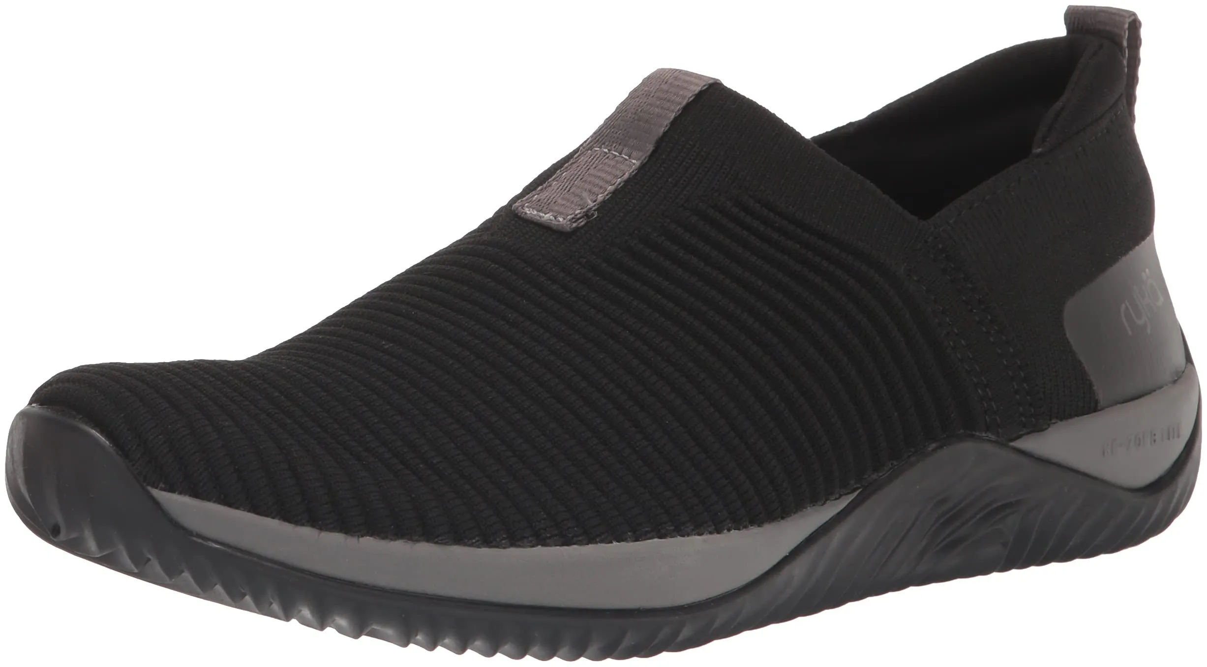 Ryka Women's Echo Knit Slip-On Sneaker Black/Grey