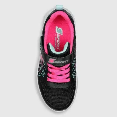 S Sport by Skechers Girls Zig Zag Performance Sneakers Athletic Hook-and-Loop