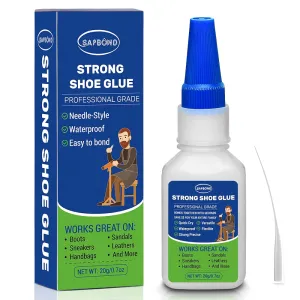 Sapbond Shoe Glue | Quick Dry Sole Repair Adhesive | Professional Grade Strong Waterproof