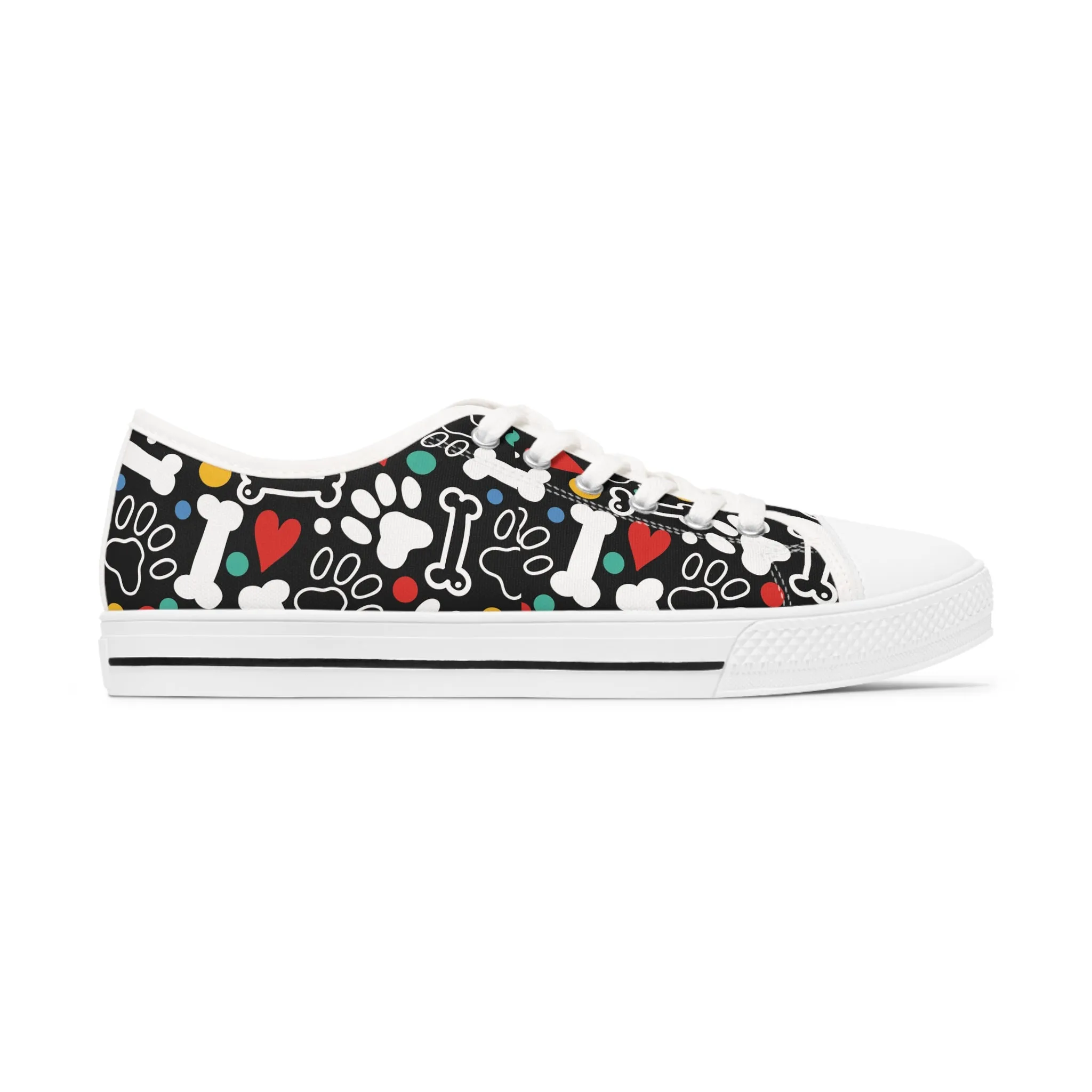 Sneakers - Low Top - Dog Print