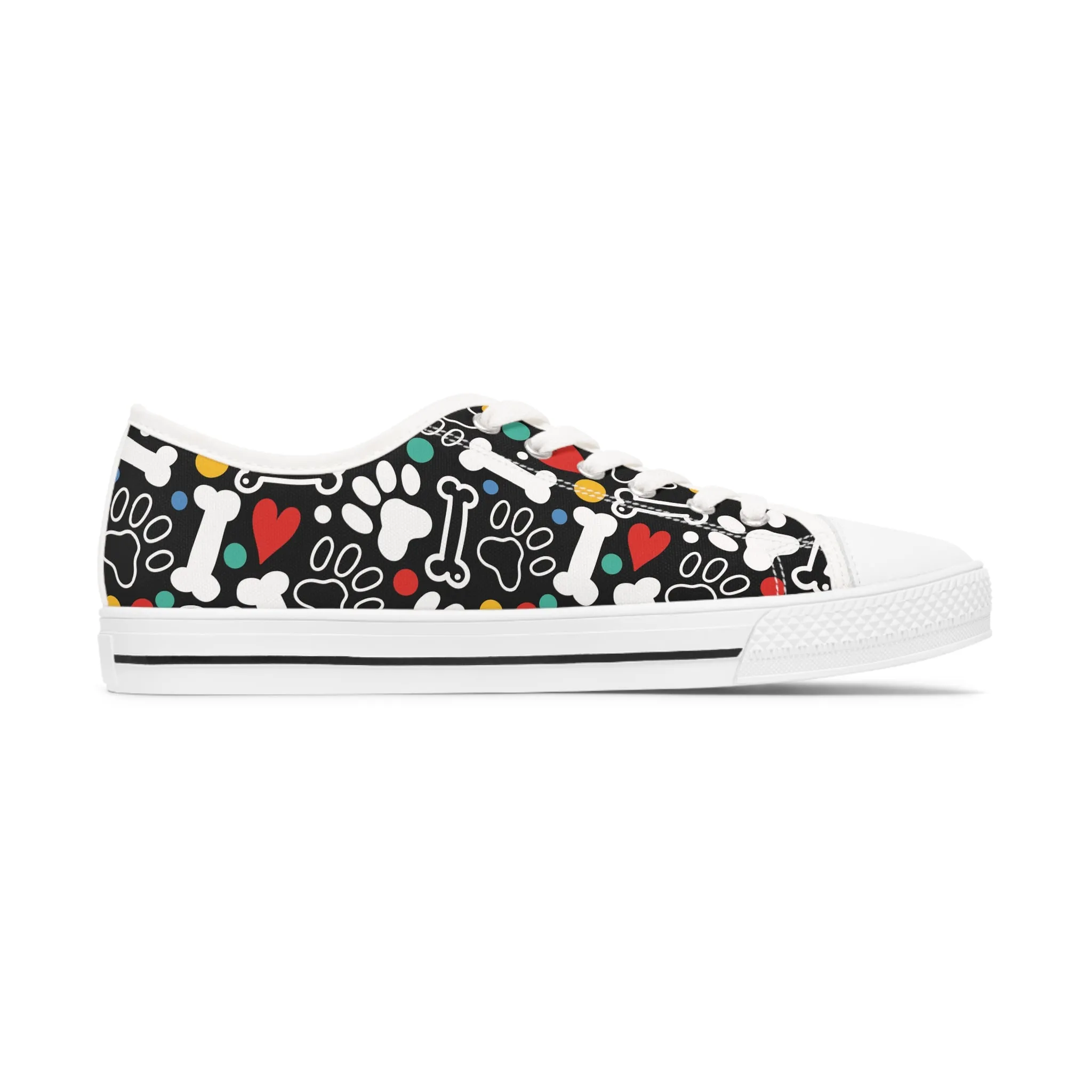 Sneakers - Low Top - Dog Print