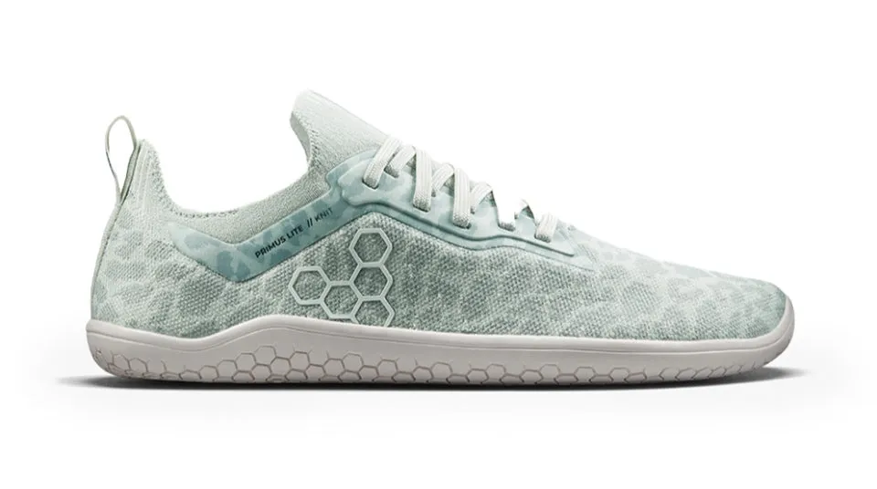 Vivobarefoot Women's Primus Lite Knit Frosted Mint Leopard