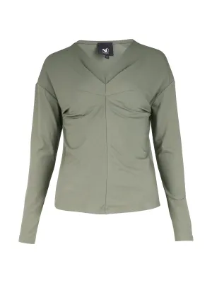 YASMI long-sleeved t-shirt - Olive